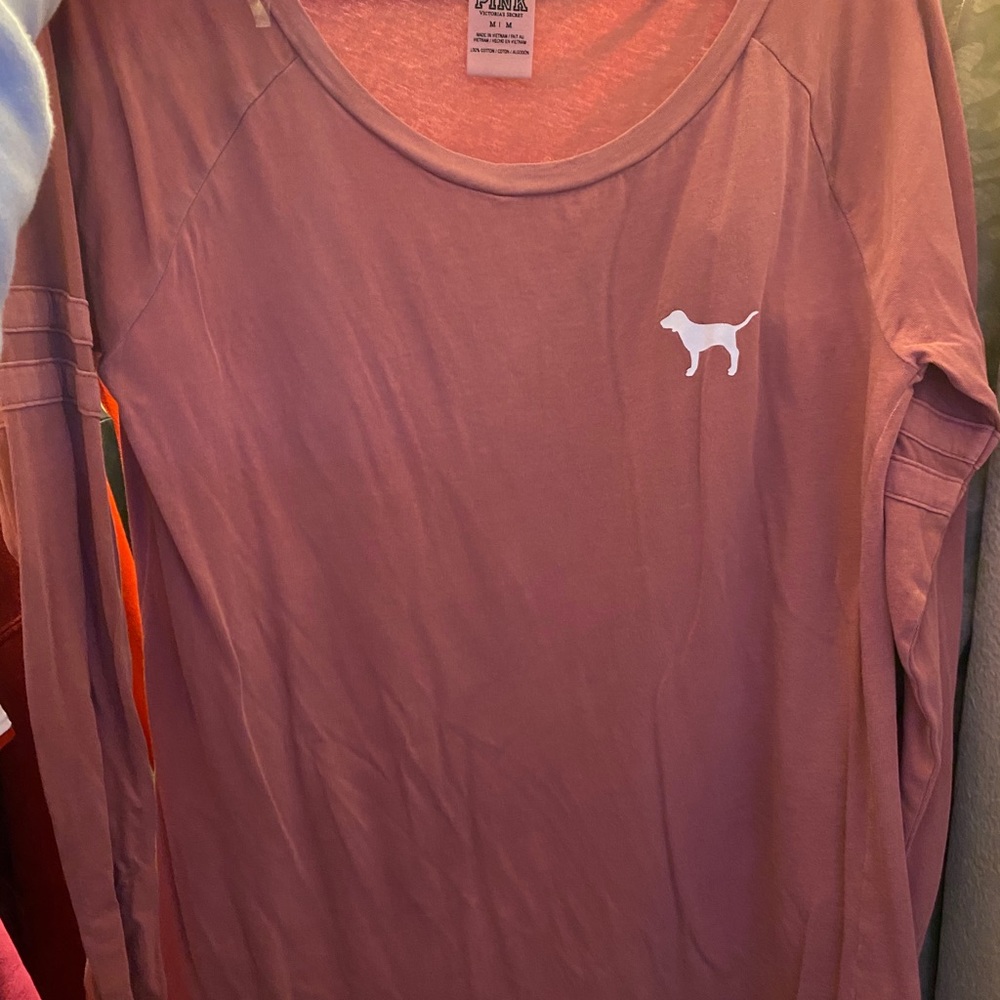 VS PINK scoop neck long sleeve